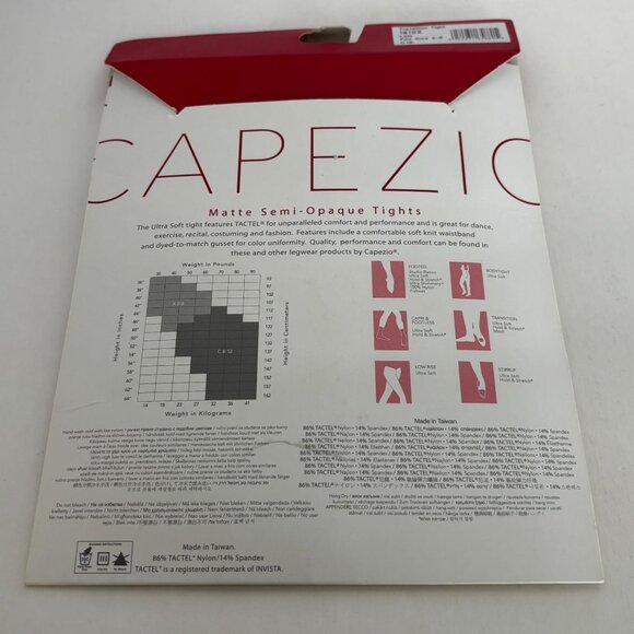 Capezio Transition Tights Ultra Soft Matte Semi-Opaque Girls 2-6 Dance 1816X - Picture 3 of 8